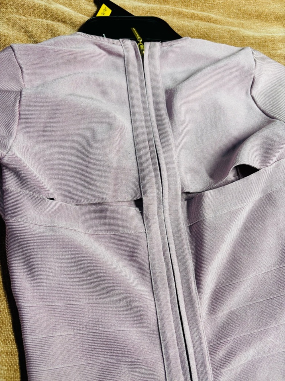 Guess by Marciano Lavender Long-Sleeve Bodycon Cutout Dress - Picture 10 of 12
